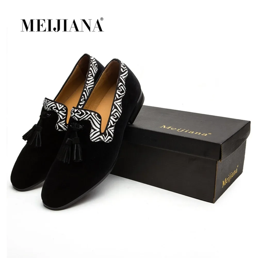 Мужская обувь повседневные Роскошные брендовые классические туфли для ночного