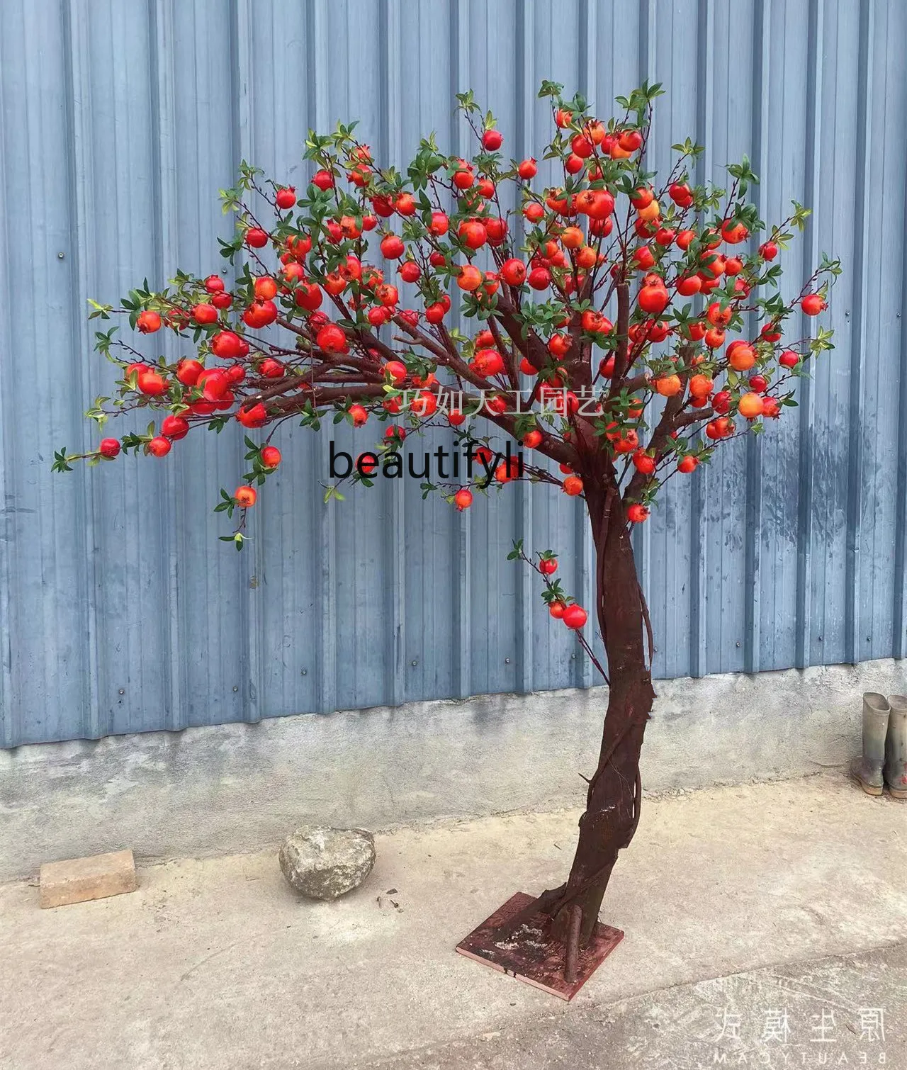 Имитация гранатового дерева персикового боярышника груши яблока большое