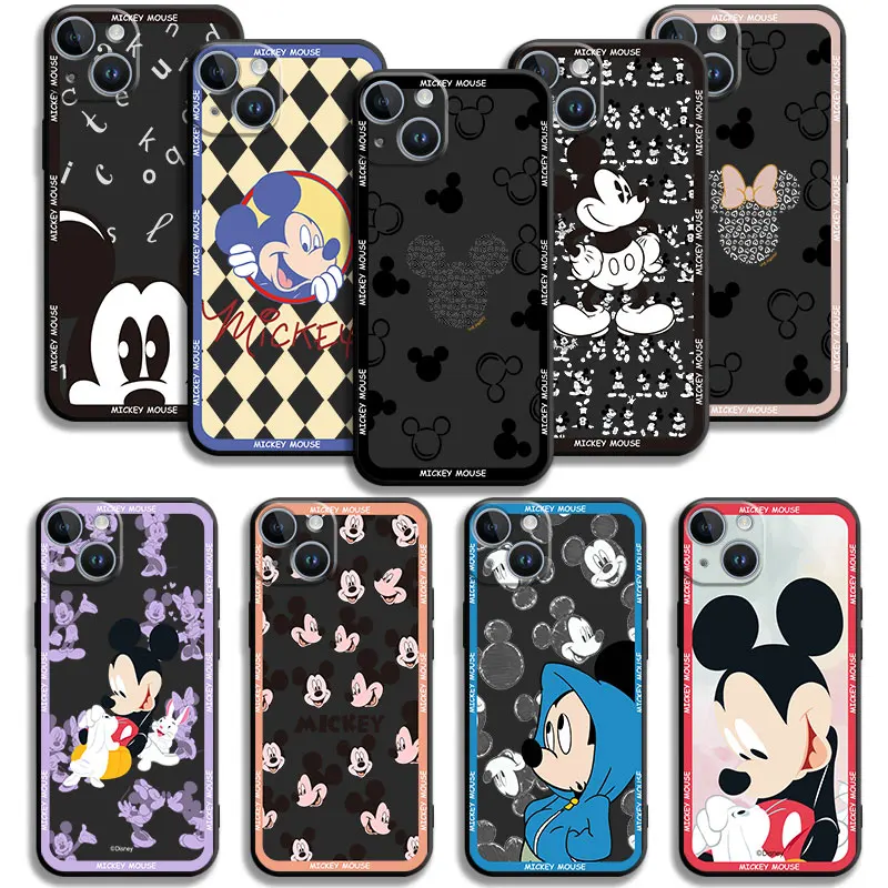 

Casing For iPhone 11 14 Pro Max 12 13 XR Mini XS 7 Plus X 8 12mini 13mini Phone Funda Mickey Minerva Goofy Donald Winnie