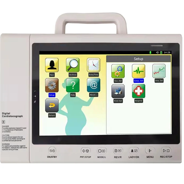 

Fetal Doppler Heart Rate Monitor Sonar Meter For Home Pregnancy Baby Sound B Detector Portable No Radiation Rechargeable