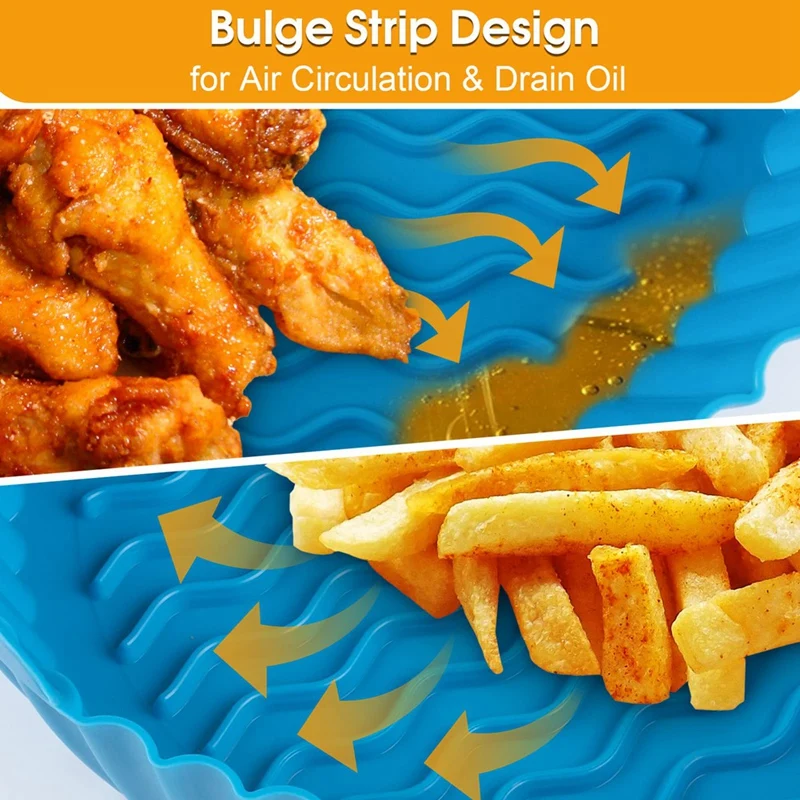 2 шт. силиконовые вкладыши для фритюрницы