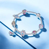 la menars diy charms hippocampus beads fine jewelry sterling silver 925 ocean animal bead for bracelet making