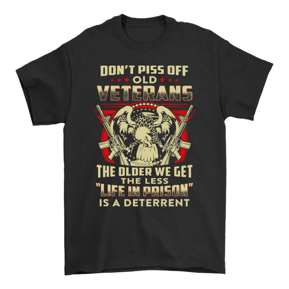 

Funny For Father's Day - Don't Piss Off Old Men T-Shirt S-3XL Cotton