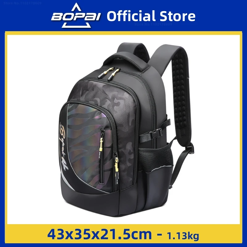 BOPAI Schoolbags For Primary School Student 3rd To 6th Grades To Reduce The Burden Of School Bags For Junior High School Student