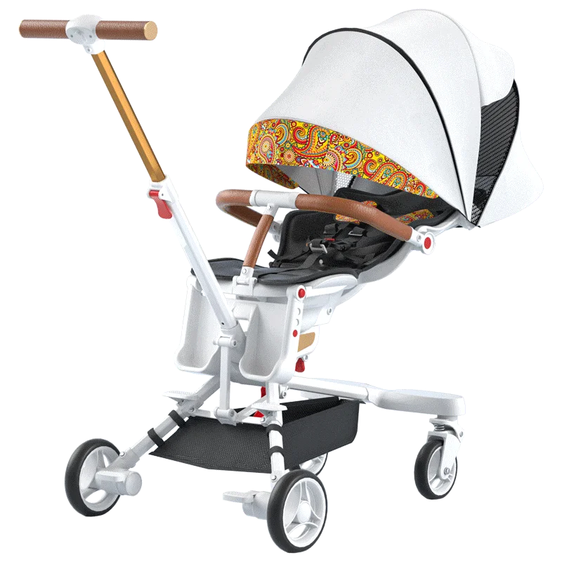 Baby stroller Lyling Prams Portable Travel Baby Carriage Luxury High Landscape Baby Car