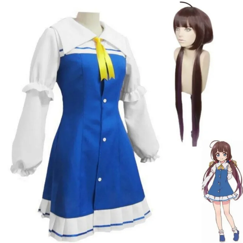 Аниме Ryuoh No Oshigoto! Костюм для косплея Hinatsuru Ai Женский женский милый матросский