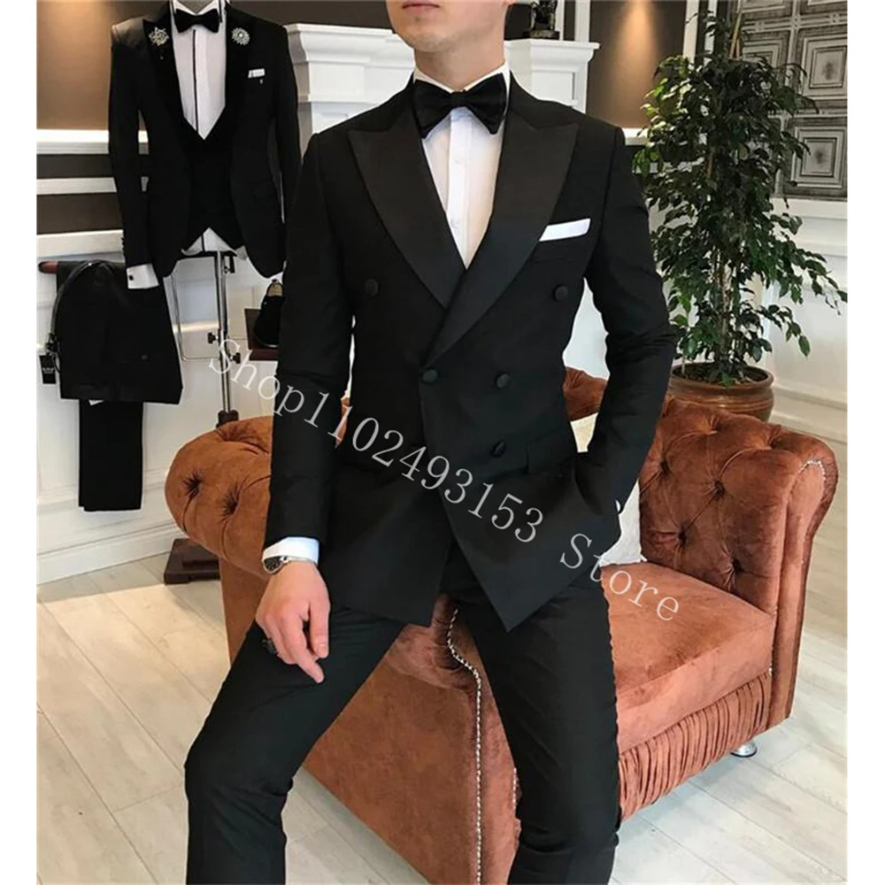 Мужской двубортный Блейзер