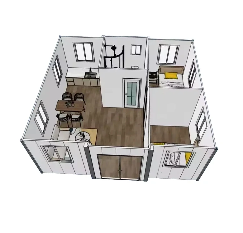 Yugong 20/40 футов современный стиль модульный полностью индивидуальный стеклянный