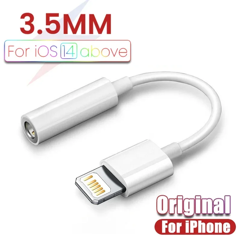Адаптер для наушников iPhone 14 13 12 11 X XS 8 3 5 мм