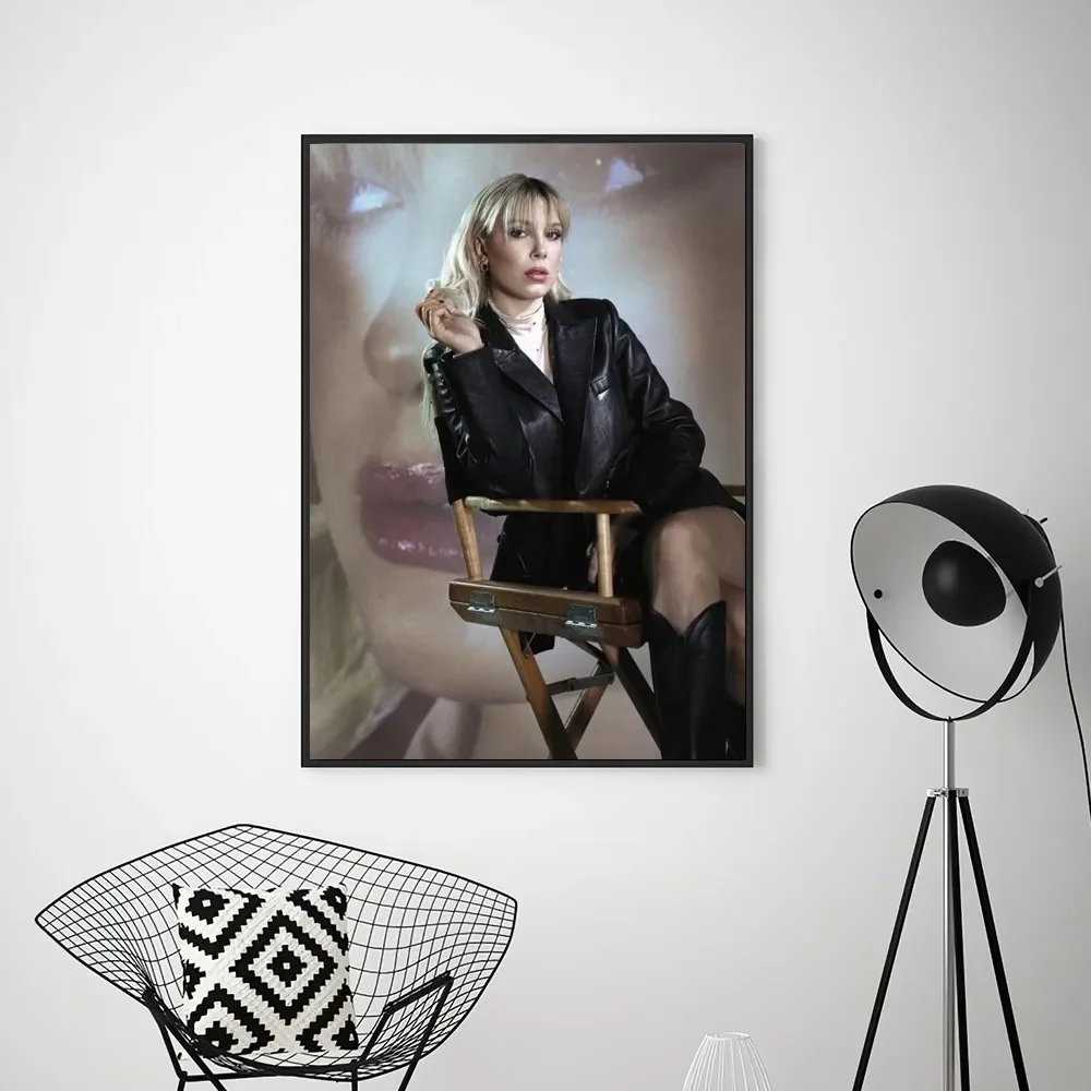 

XXIHLIVE Постер на холсте М-миллие Бобби Б-коричневый