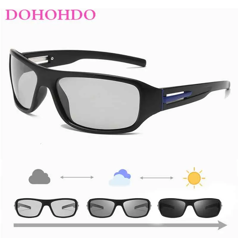 

2022 Photochromic Polaroid Sunglasses Men Polarized Glasses Male Change Color Sun Glasses For Men Outdoor Sports Driving UV400