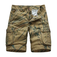camouflage camo cargo shorts men 2022 summer casual cotton multi pocket loose short army military tactical shorts x129