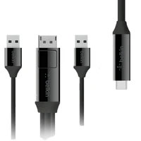 belkin vr charge sync computer cable adapt huawei vr glass to connect with computer support displayport high speed transmission