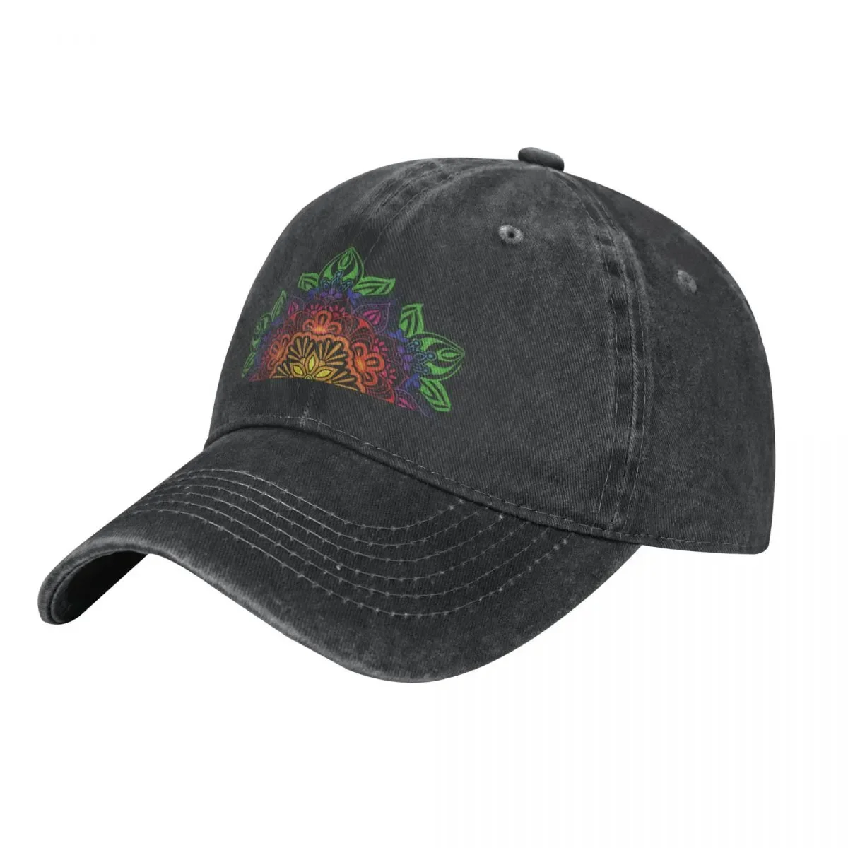 

New Floral mandala Baseball Cap Sunscreen Military Cap Man Hats For Women Men'S
