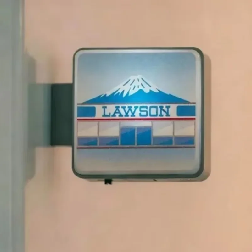 Фото Магнит на холодильник Dotonbori Glico Lake Kawaguchi-ko Town Lawson Advertising Store Sign, световая рекламная табличка, декоративная наклейка на холодильник, 1 шт.