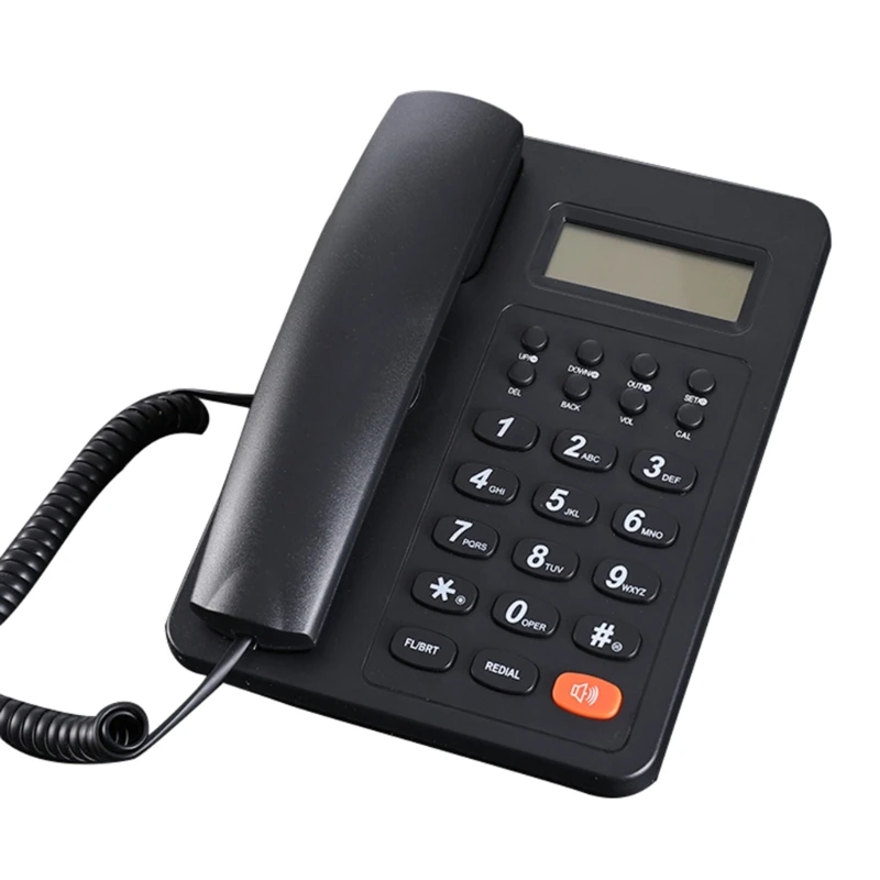 

Landline Phone Desktop House Phone Seniors Caller Integrated Telephone for Home E65C