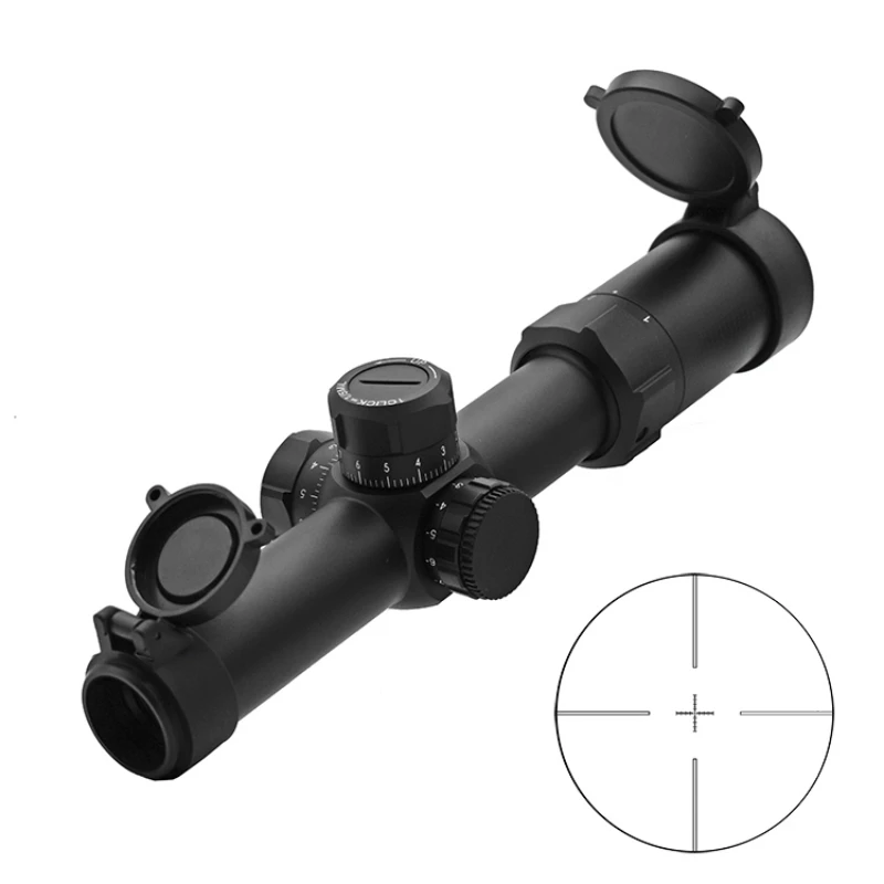 

1-6x24 SFP compact scope weapon sight for hunting 1/5 MIL glass reticle