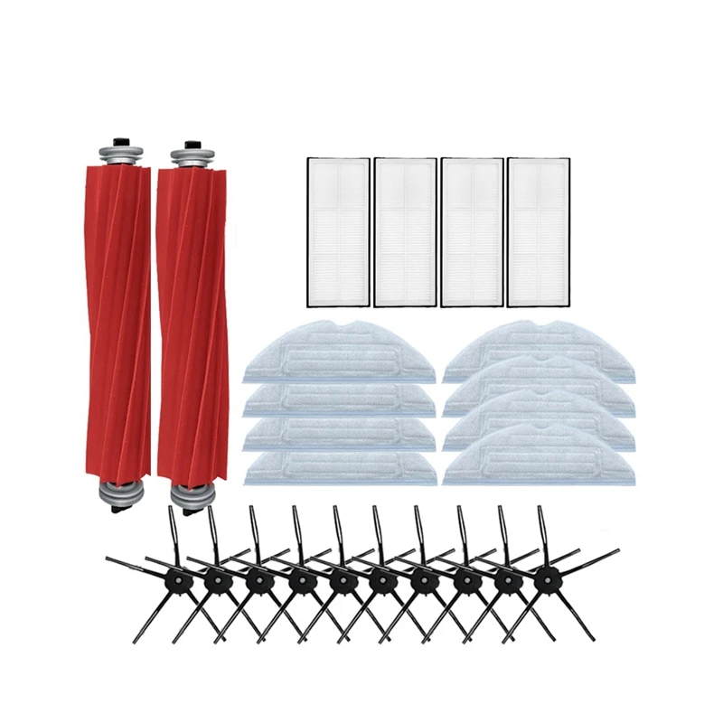 

Hepa Filter Mopping Cloths Side Brush Kit For Xiaomi Roborock S7 T7S T7plus Mopping Cloth Spare Parts Vacuum