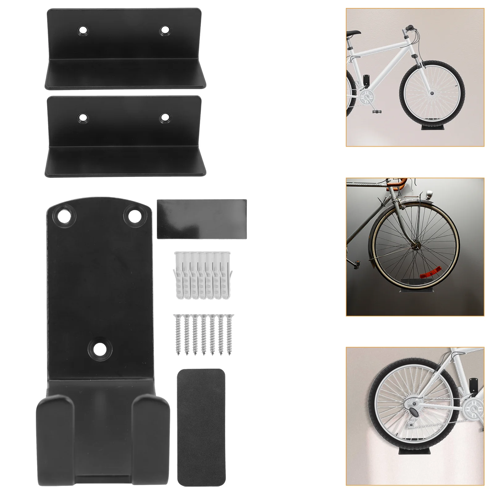

Bike Hook Mount Hanger Rack Pedal Wall Road Indoor Storage Heavy Duty Cleaning Cycling Garage Hold