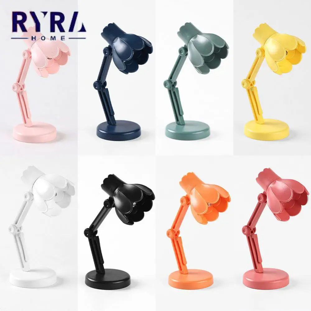 

Mini Folding LED Table Lamp Touch Detachable Base Soft Light Eye Protection Desk Night Lights Bedside Lighting Light With A Clip