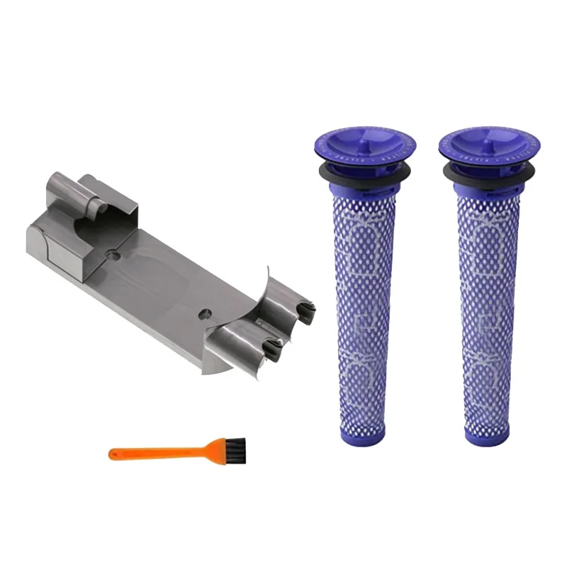 

Replacement Docking Station Part Kit Wall Mount Bracket Pre Filters Parts For Dyson V7 V8 Filter Accessory