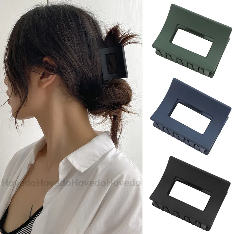 

Корейский матовый квадратный зажим для волос, акриловые заколки для волос, заколки для волос, заколки, головные уборы для женщин и девочек, м...