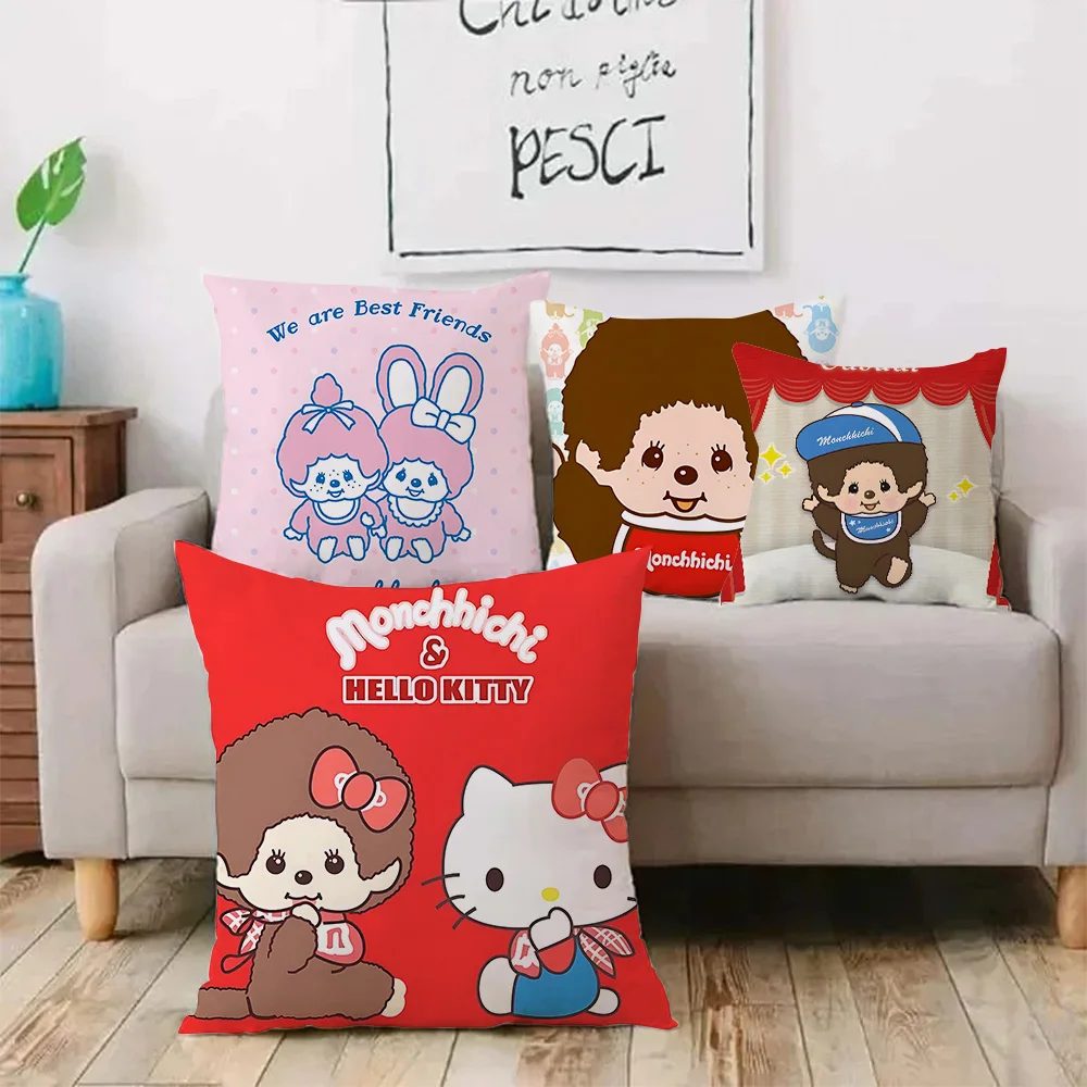 Наволочки с рисунком M-MonchhichiS диван декоративный домашний двусторонний принт