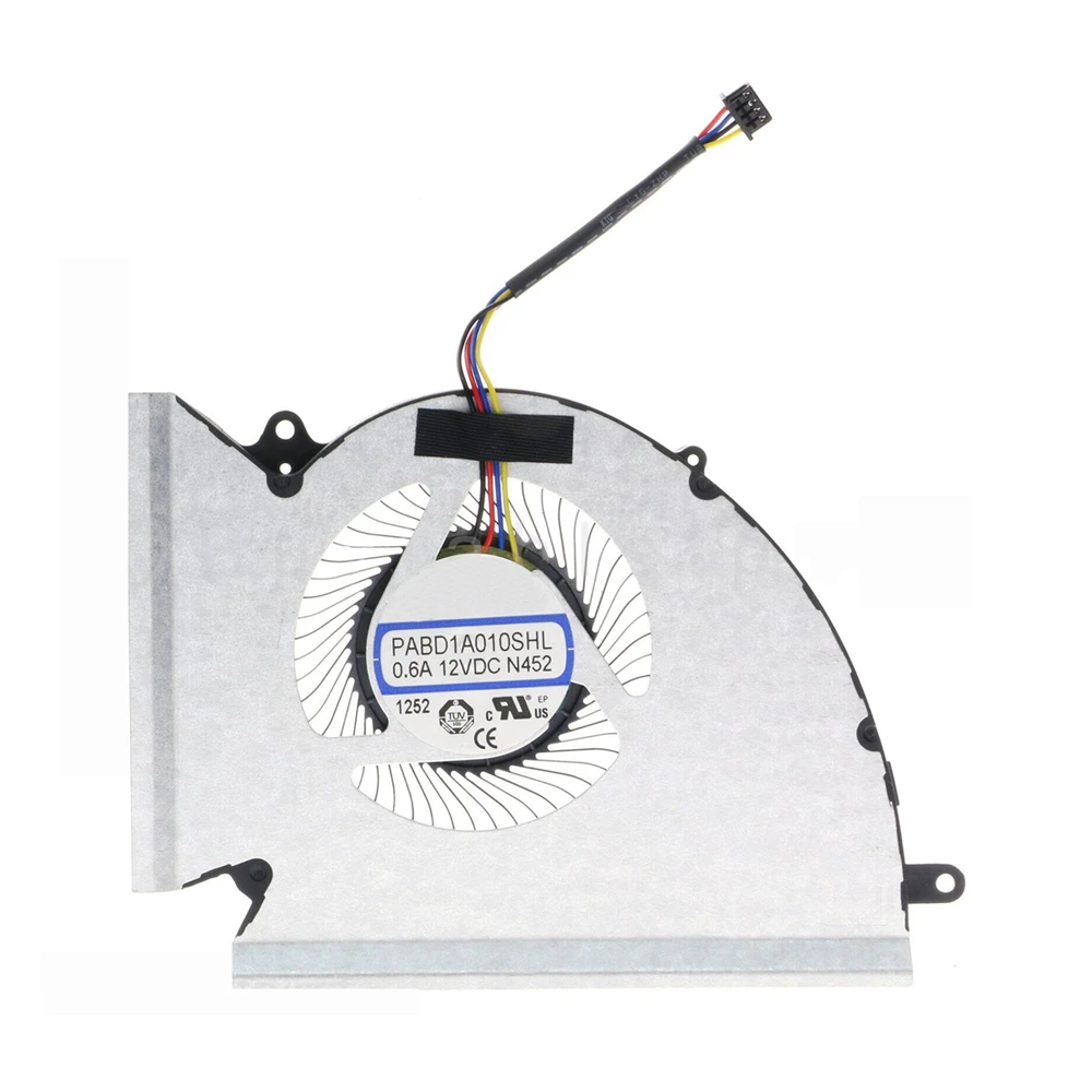 Вентилятор охлаждения ЦП и графического процессора для MSI GP76 GE76 WE76 MS-17K2 PABD1A010SHR N452