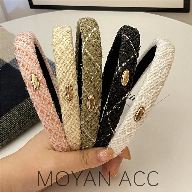 

2023 New Fashion French Retro Headband Hair Hoop Hair Bands for Women Korean Elegant Designer Hairband Headwear Hair Accessories