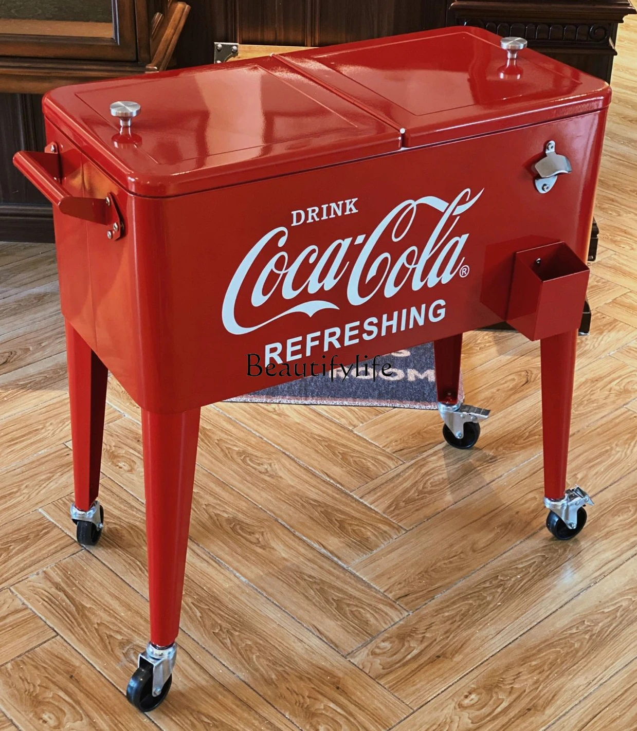 Холодильный инкубатор ведро для льда шкаф складной стеклянный хранения чая