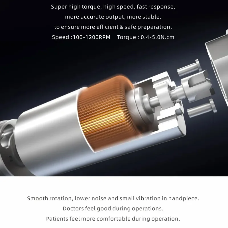 Фото Woodpecker Endo Smart + Стоматологический эндомотор для лечения корневых каналов, бесщеточный эндодонтический аппарат. №4