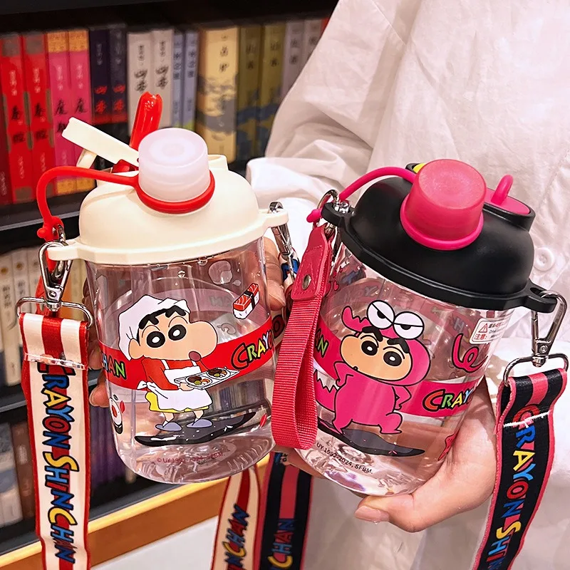 Crayon Shin-chan мультяшная чашка для воды аниме портативная пластиковая стандартная