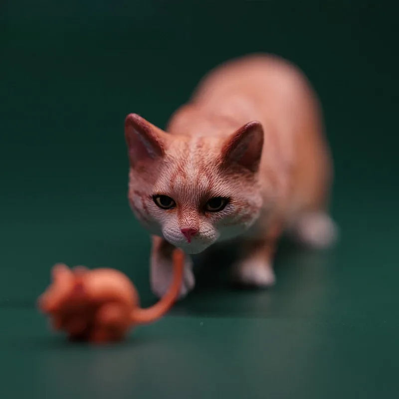 Фото Модель сельского кота JXK в масштабе 1/6, имитационная фигурка из смолы, домашний кот, фигурка животного, милые игрушки для питомцев, маленький сувенир, аксессуар №2