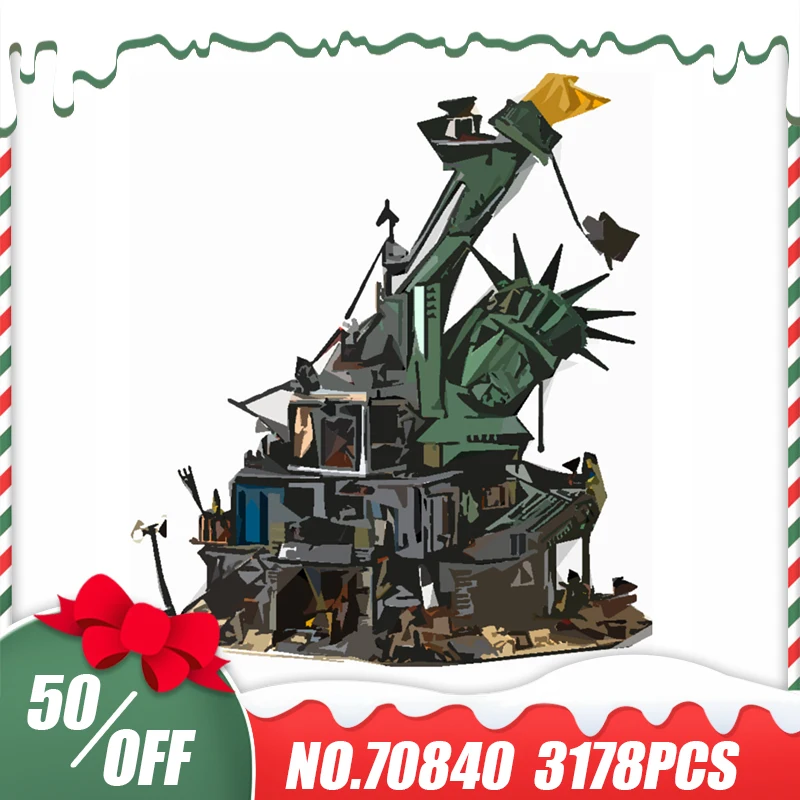 Уличный пейзаж Судный день замок Статуя Свободы Добро пожаловать в