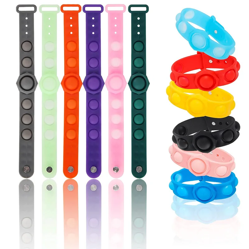 

Игрушка-антистресс Popper, регулируемый браслет с пузырьками 2 в 1, сенсорный инструмент для взрослых и детей, снятие стресса, школьная игра, под...