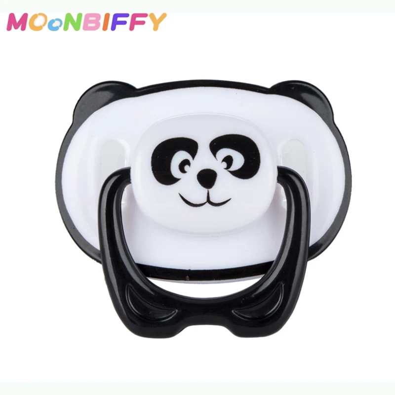 

New Panda Newborn Baby Silicone Orthodontic Soother Dummy Pacifier Infant Nipple Personalized Cartoon