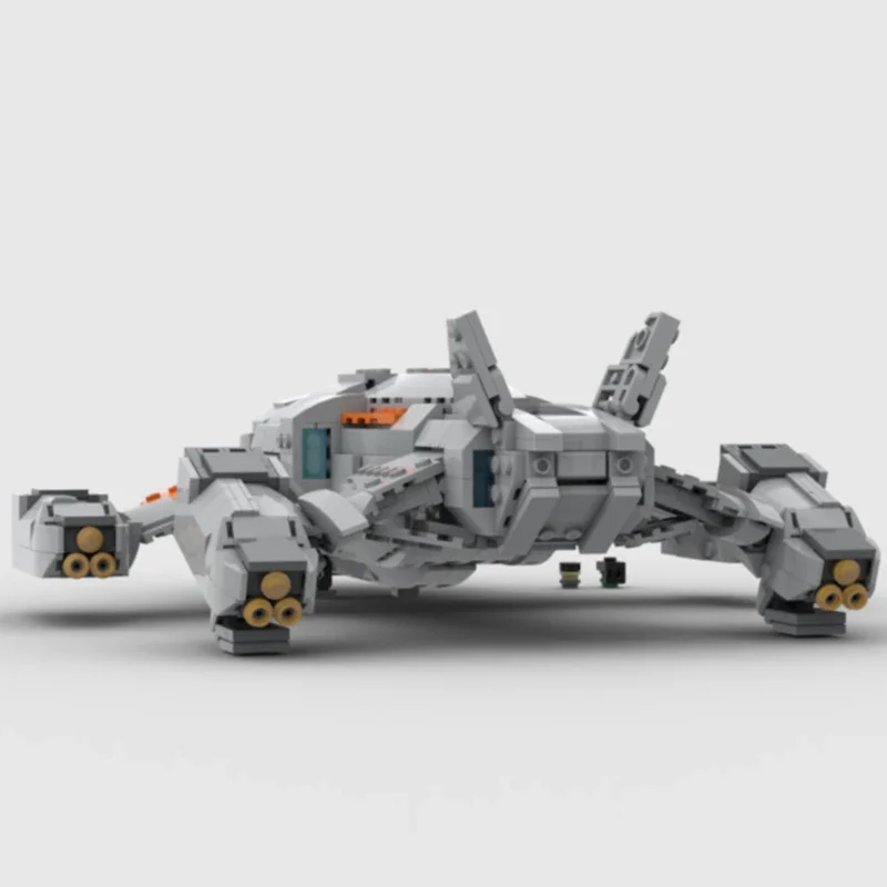 Модель военного самолета MOC строительные кирпичи космический корабль модульная