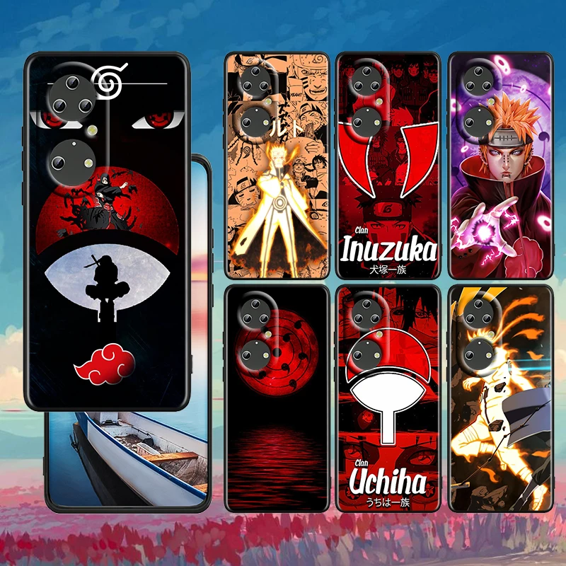 

Cool Kakashi Naruto Art For Huawei P50 P40 P30 P20 Lite 5G Pro Nova 5T Y9S Y9 Prime Y6 2019 Black Soft Silicone Phone Case