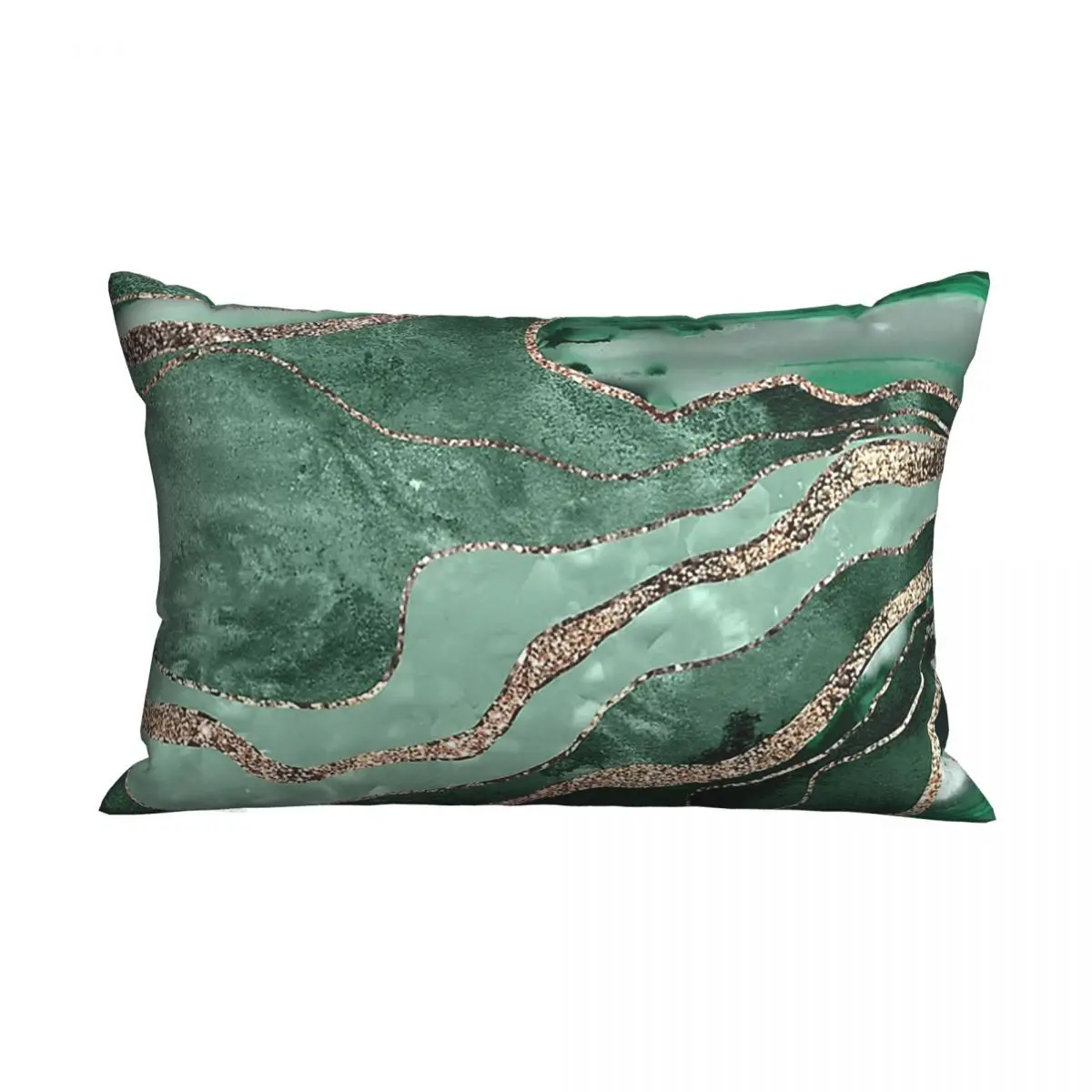 

Изумрудно-зеленый мраморный Агат золотые блестящие наволочки мягкие наволочки украшения для дивана двусторонняя печать