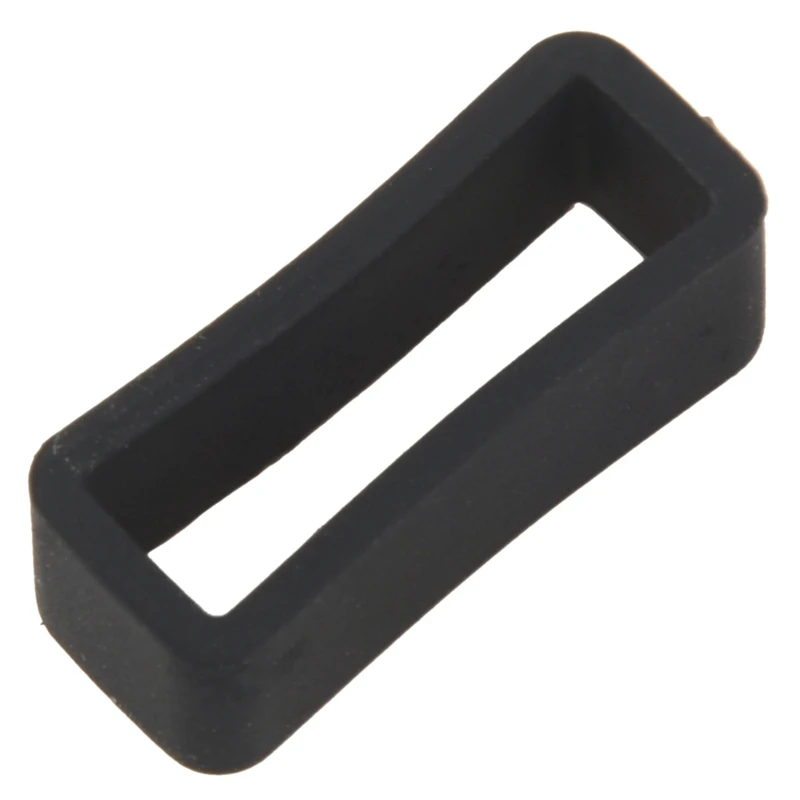 

Black Watch Strap Retaining Hoop Loop Rubber Retainer Buckle Holder 20Mm