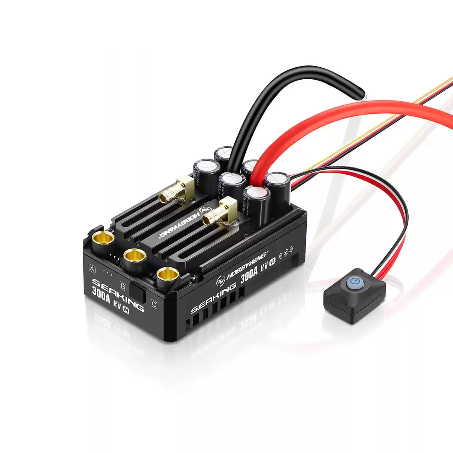 Фото Hobbywing Seaking 200A Контроллер скорости HV V4 Бесщеточный ESC для радиоуправляемой лодки Электронный регулятор скорости Программируемый для моделей RC №4