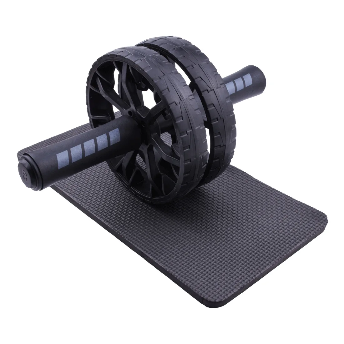 

AB Roller Non-slip 15CM Tire Pattern Keep Fit Wheels No Noise With Mat For Arm Waist Legs Exercise Gym Fitness Equipment