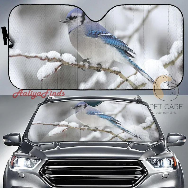 

Blue Jay Algonquin Provincial Park Canada Car Sun Shade Gift Ideas 2022