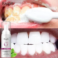 teeth cleansing stains oral cleaning teeth whitening remove tooth stains oral hygiene mousse foam portable travel toothpaste