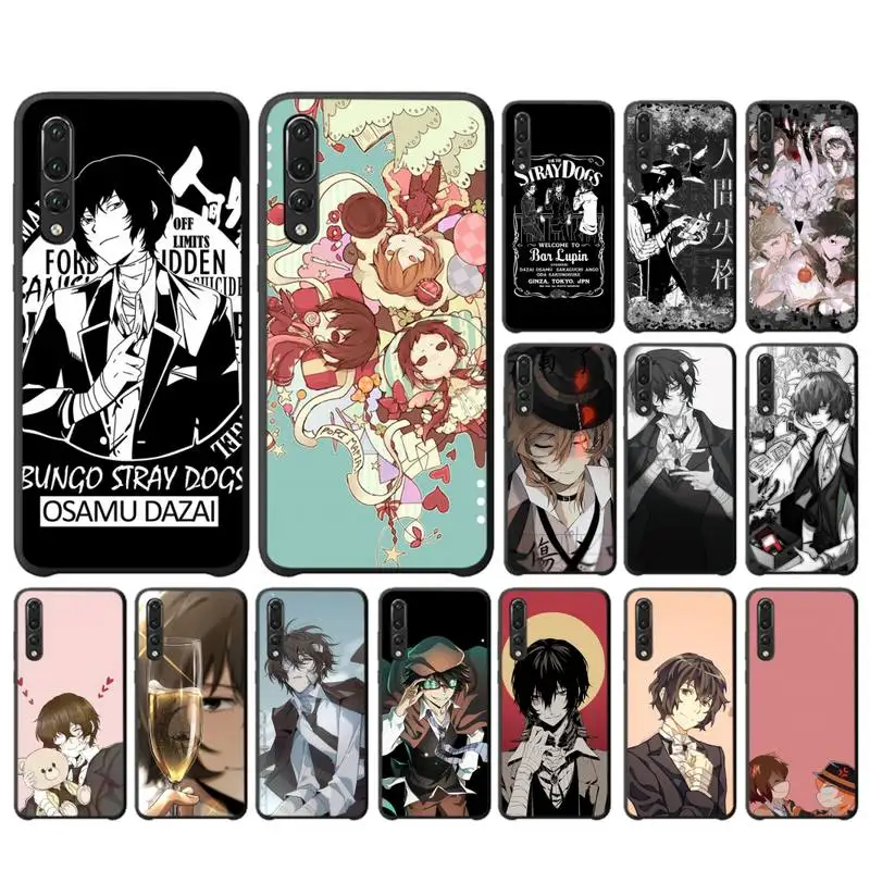 

MaiYaCa Anime Bungou Stray Dogs Dazai Osamu Phone Case for Huawei P30 40 20 10 8 9 lite pro plus Psmart2019