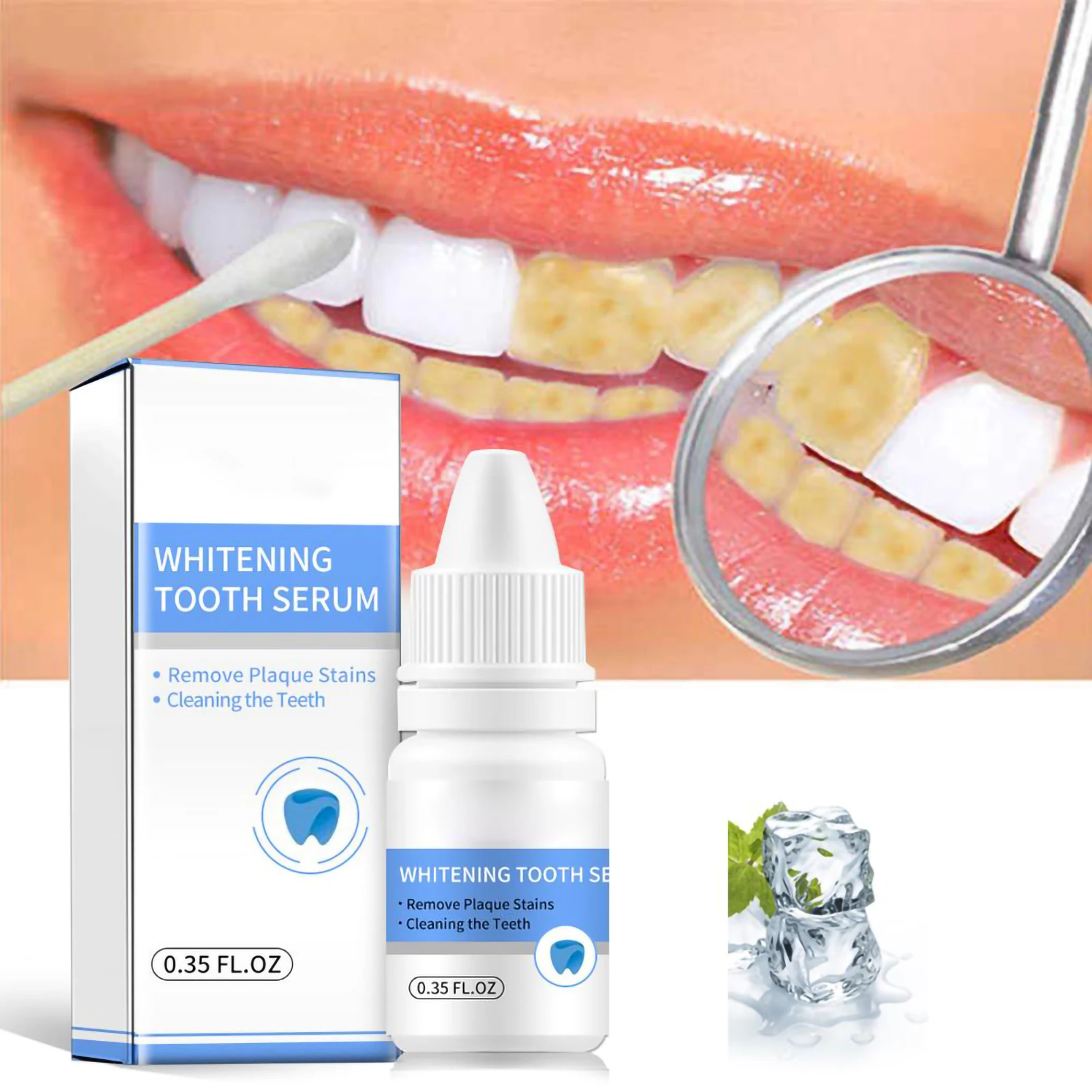 

Teeth Whitening Serum Powder Tooth Powder Tooth Cleaning Powder for Coffee Stains Cola