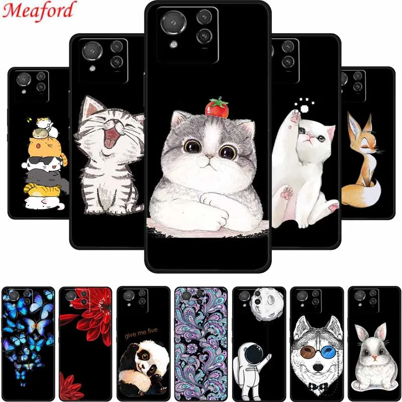 Чехол для Asus Zenfone 11 ультратонкий черный силиконовый мягкий чехол Ультратонкий