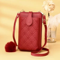 traveasy2022 fashion pu leather women shoulder bag mini embroider square female crossbody bag solid color phone bag card package