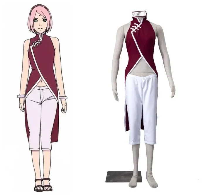 Сакура Харуно Косплей Костюм Хэллоуин