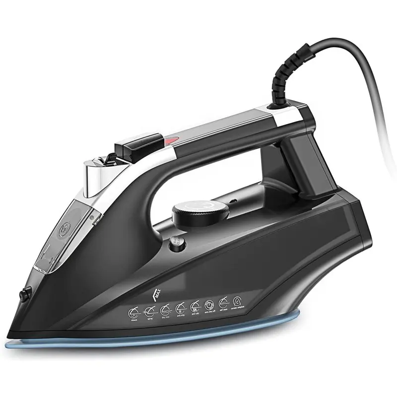 

Iron, 1800W Portable Steam Iron with Auto-off, Non-Stick Soleplate Home Iron